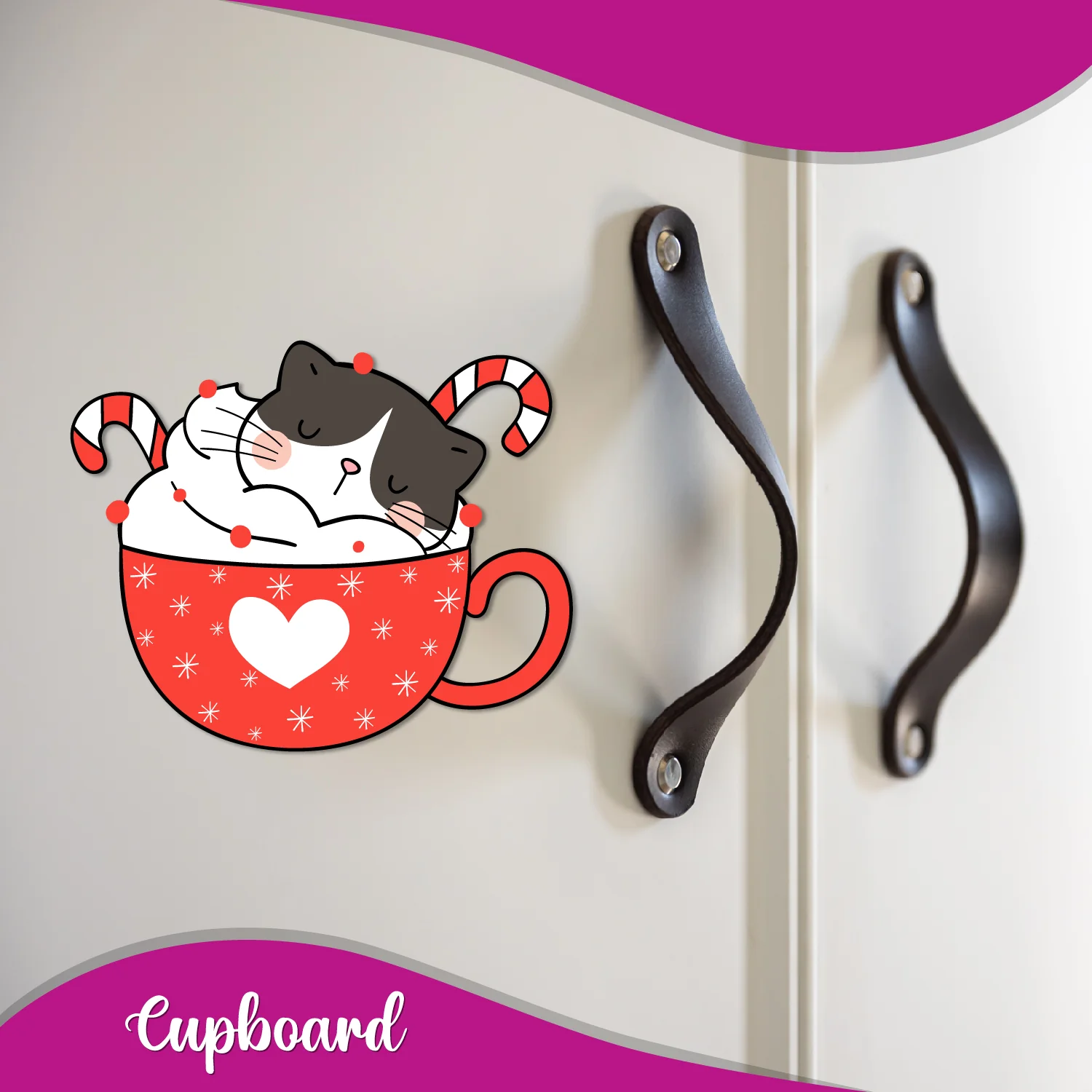 cat in cup wooden fridge magnet cat in cup wooden fridge magnet