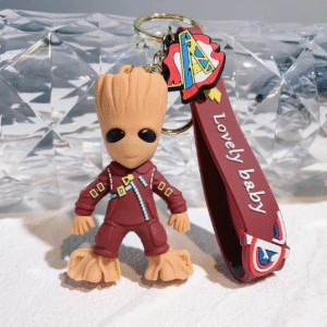 dc harley quinn silicon keychain with bagcharm and strap (copy)