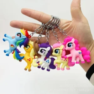 my little pony 3d keychain with bagcharm and strap